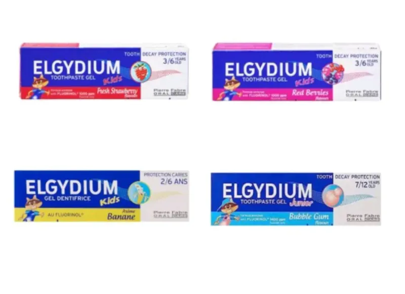 Elgydium toothpaste for kids 2 - 6 years old